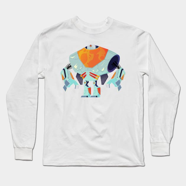 Delta Robot solo Long Sleeve T-Shirt by Polygonal Mess